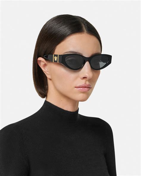 clear medusina cat eye sunglasses versace|Medusa Legend Cat.